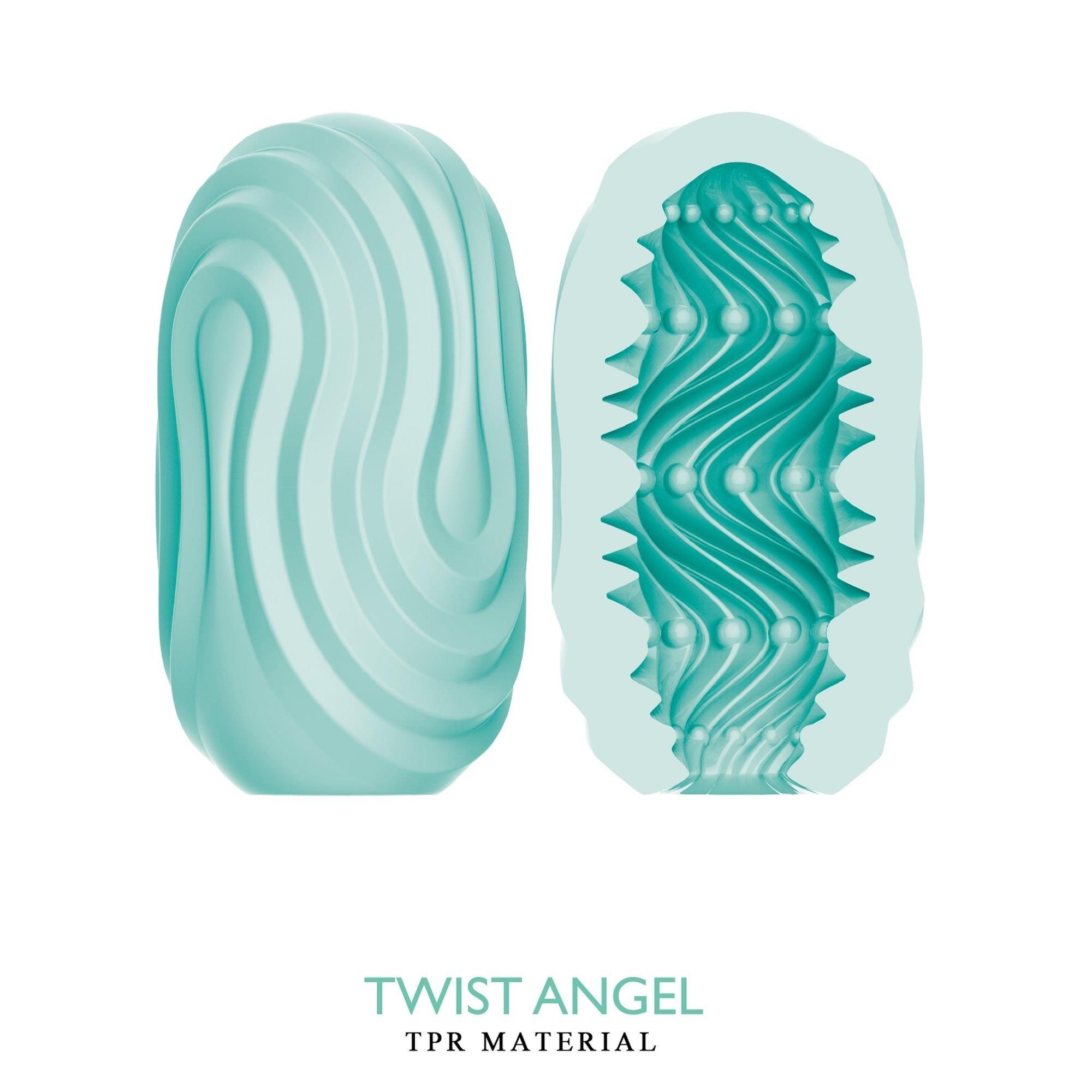 Мастурбатор яйце Pretty Love Twist Angel Cupid X (блакитний)