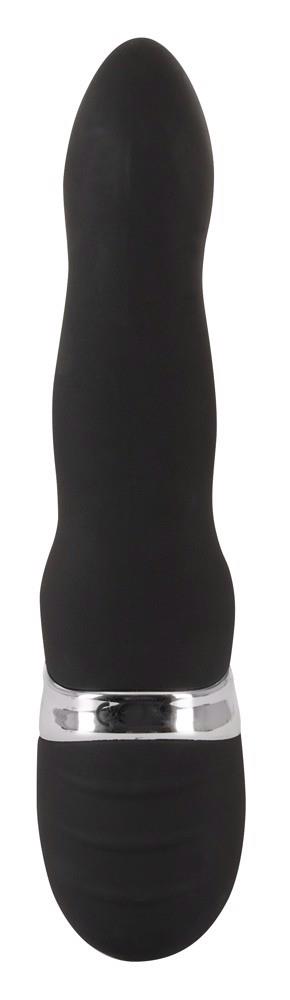 Вибратор-кролик Sweet Smile Rechargeable Blacky, 21 см (черный)