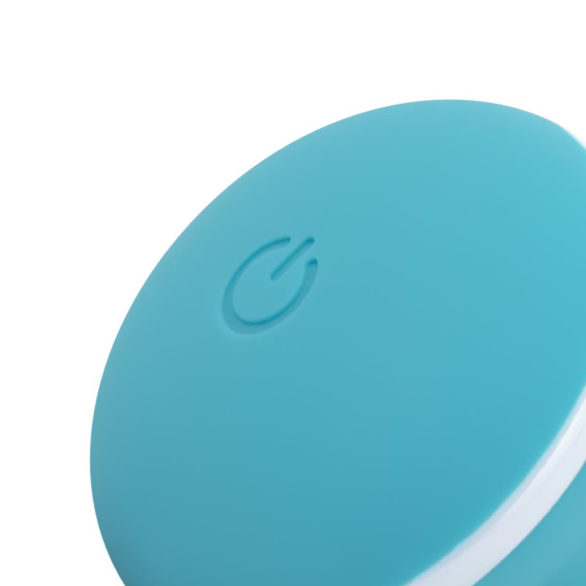 Анальна пробка Cala Azul Blanca Vibrating Anal Plug, 8,3 см (бірюзовий)