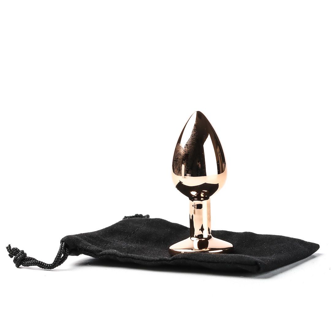 Korek analny z kryształem Simply Pleasure S, 7 cm (różowy)