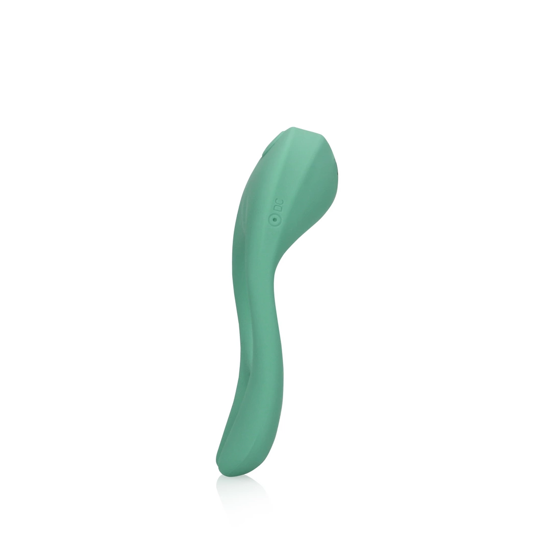 Эрекционное кольцо Loveline Pointed Cock Ring, 10.7 см (зеленый)