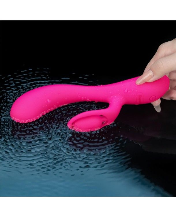 Wibrator królik Lovetoy L'Allure Swirl, 19.5 cm (różowy)