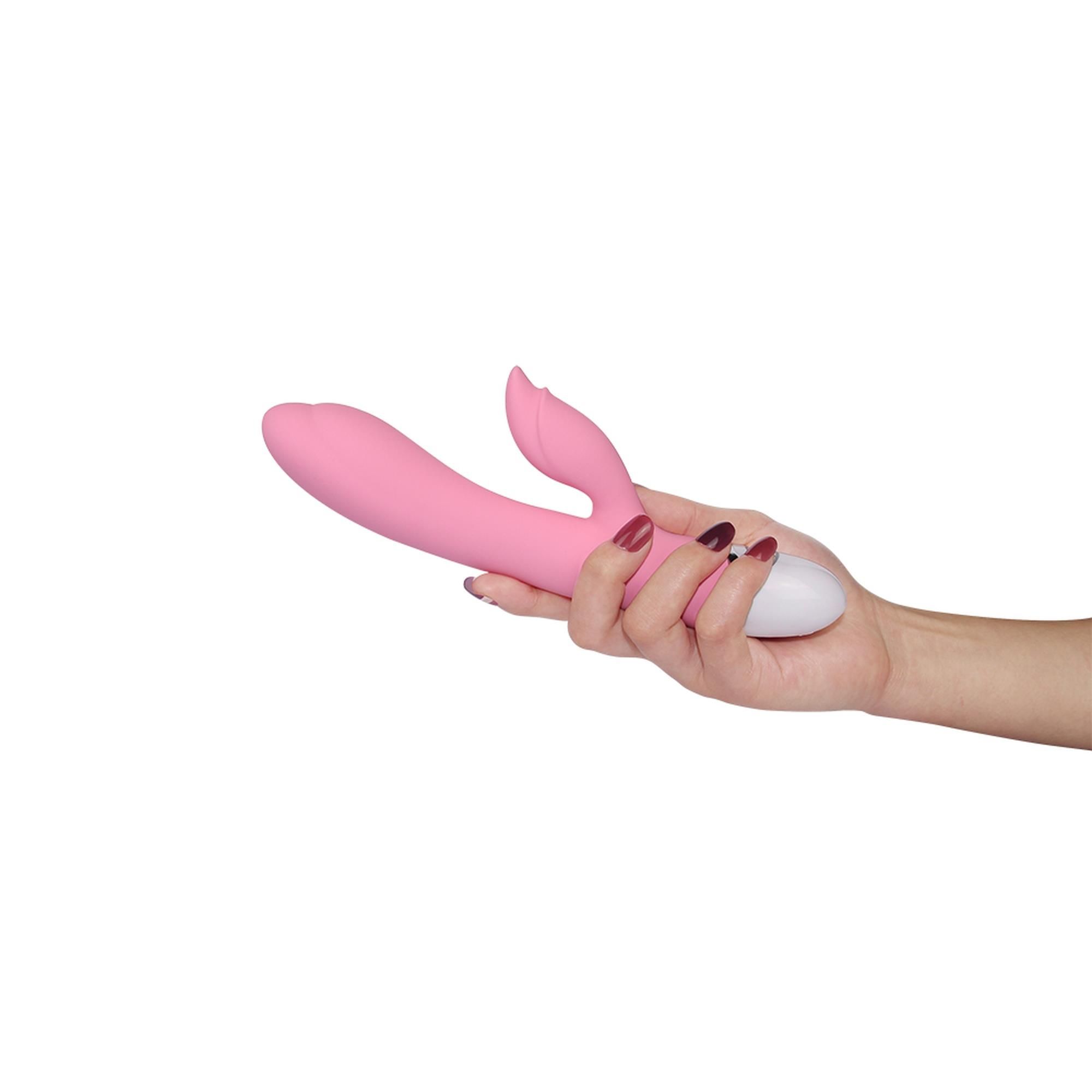 Wibrator królik  LoveToy  Dreamer II,  20,5 cm (różowy)