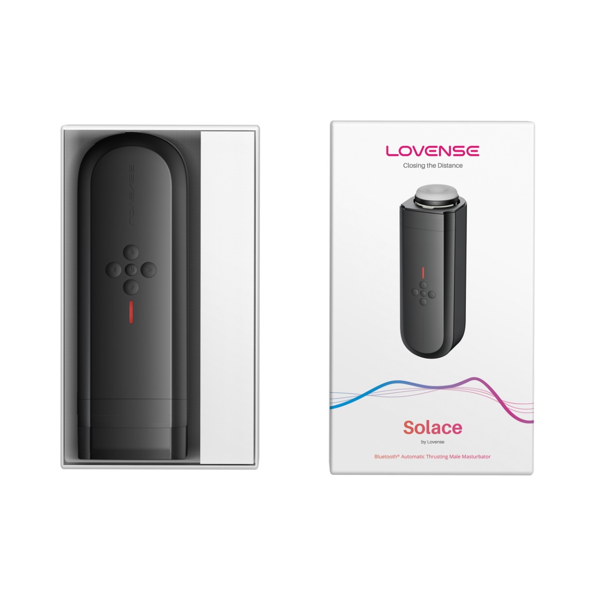 Мастурбатор Lovense Solace, 29,4 см (черный)