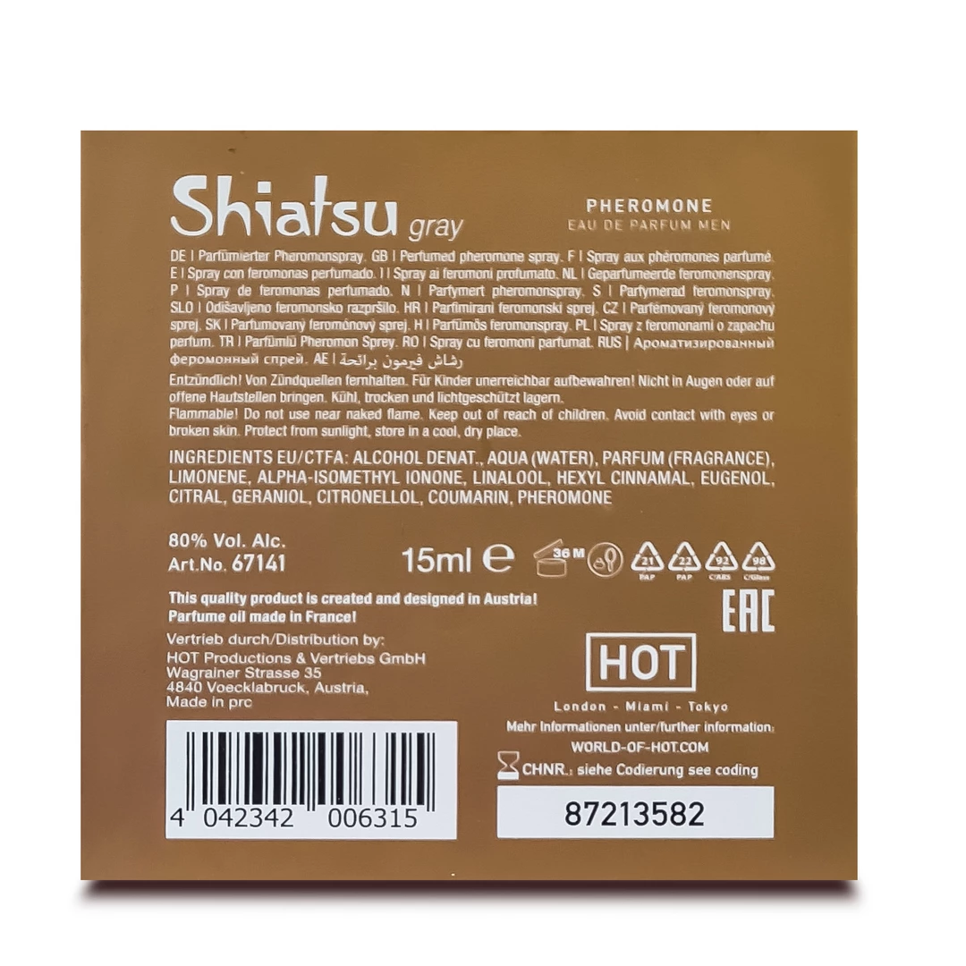 Мужские духи с феромонами Shiatsu Pheromone Fragrance Men Light Blue, 15 мл