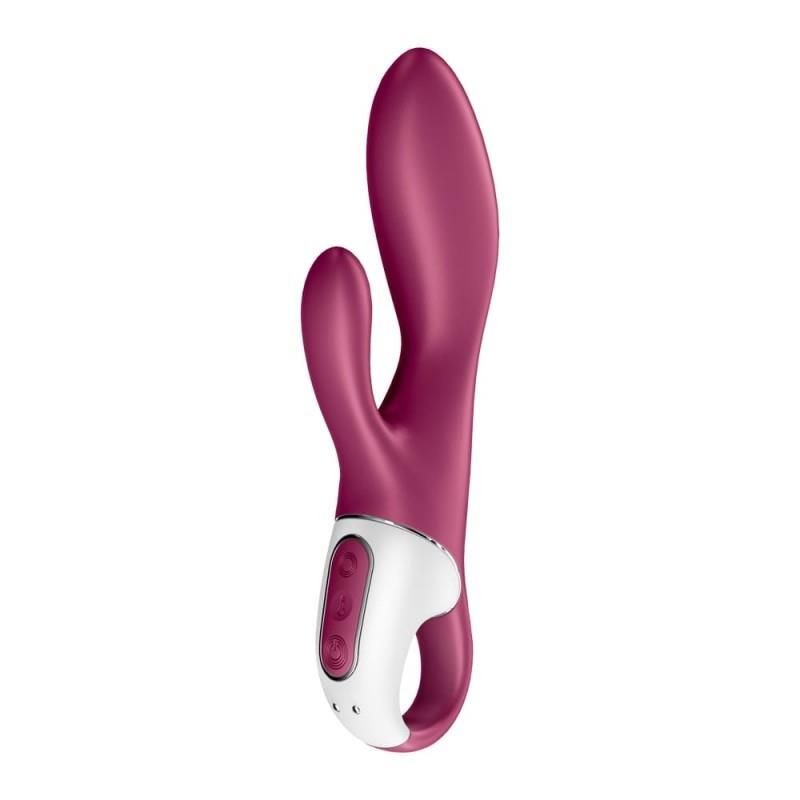 Вібратор-кролик Satisfyer Heated Affair, 20 см (бордовий)