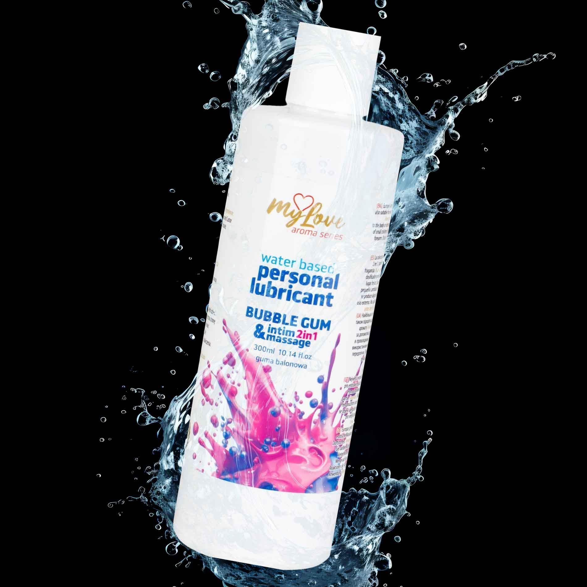 Лубрикант MyLove Aroma Series Intim&Massage 2in1 Bubble Gum, 300 мл