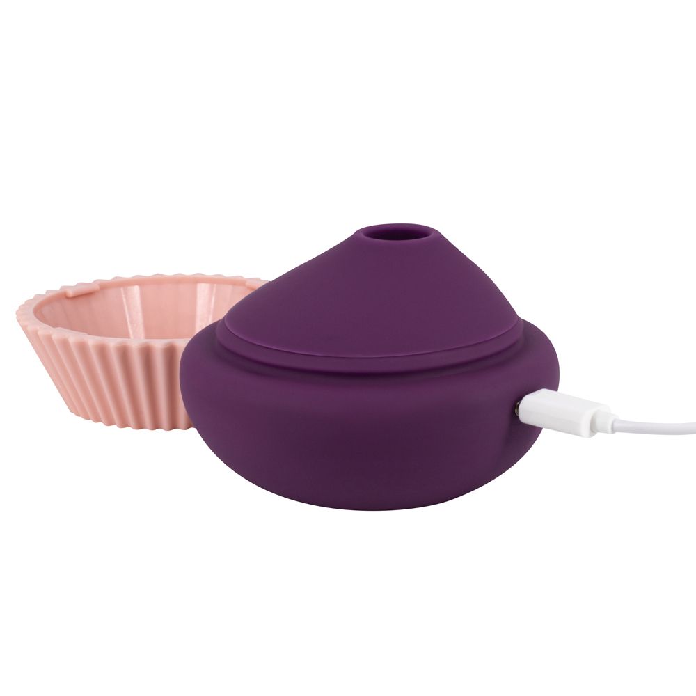 Вакуумный стимулятор клитора с вибрацией Lola Games (фиолетовый)