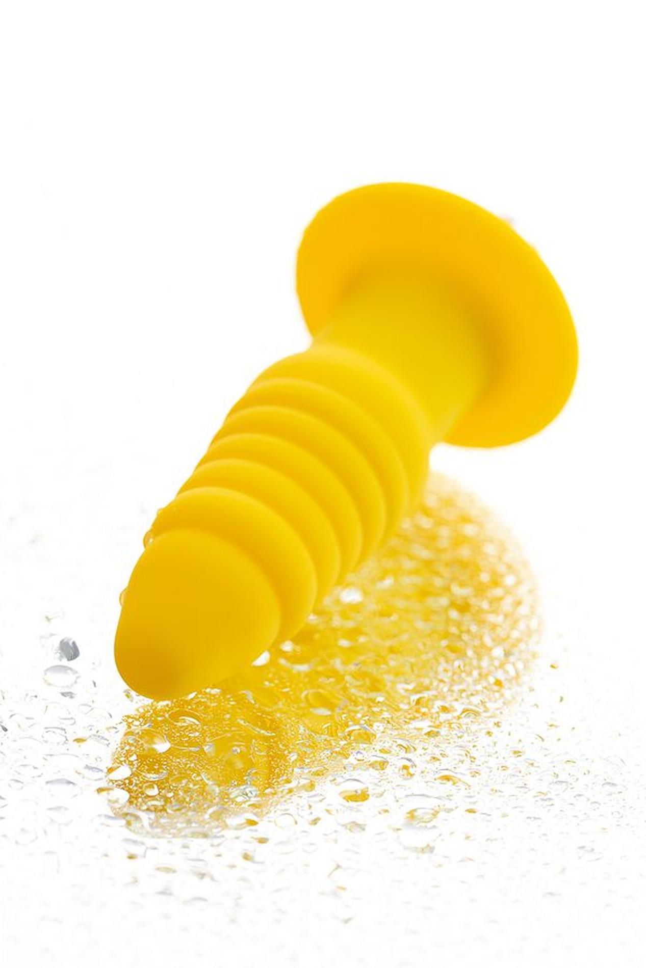 Korek analny ToDo Anal Vibro Plug Lancy, 11 cm (żółty)