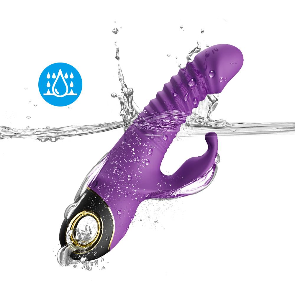 Вибратор-кролик B - Series Joy Zing, 22.7 см (фиолетовый)