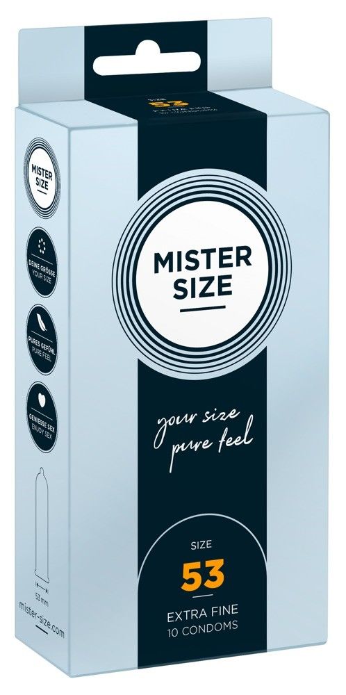 Презервативы Mister Size 53, 10 шт