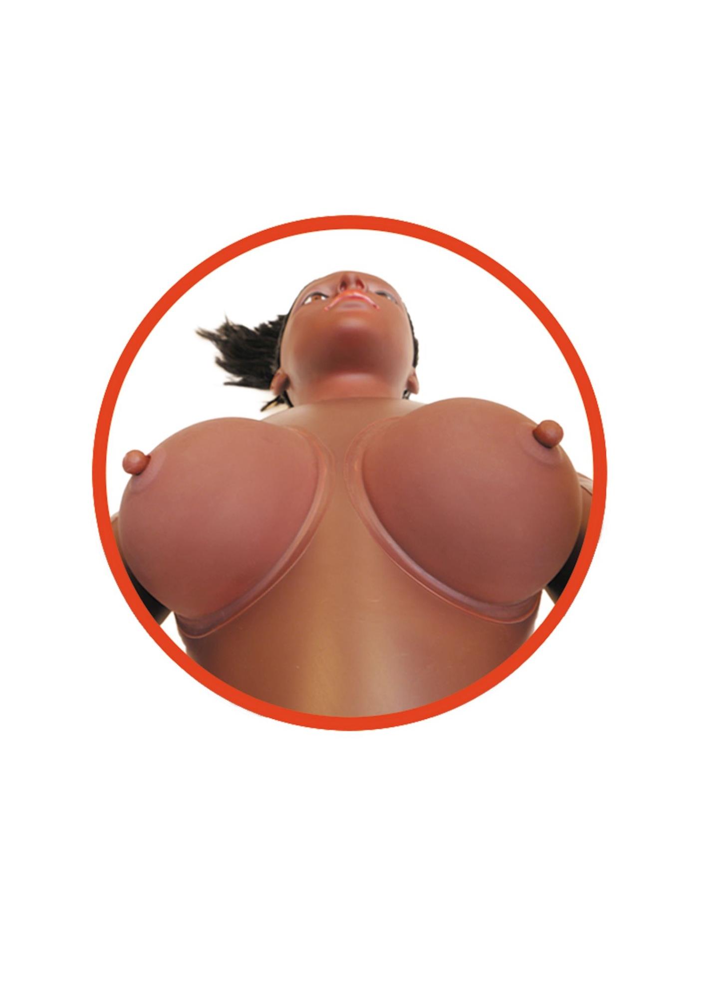 Секс кукла с вибрацией Boss Of Toys Alecia, 156 см (коричневый)