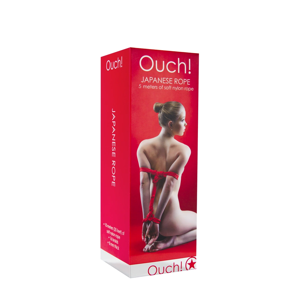 Веревка Ouch! Japanese Rope, 5 м (красный)