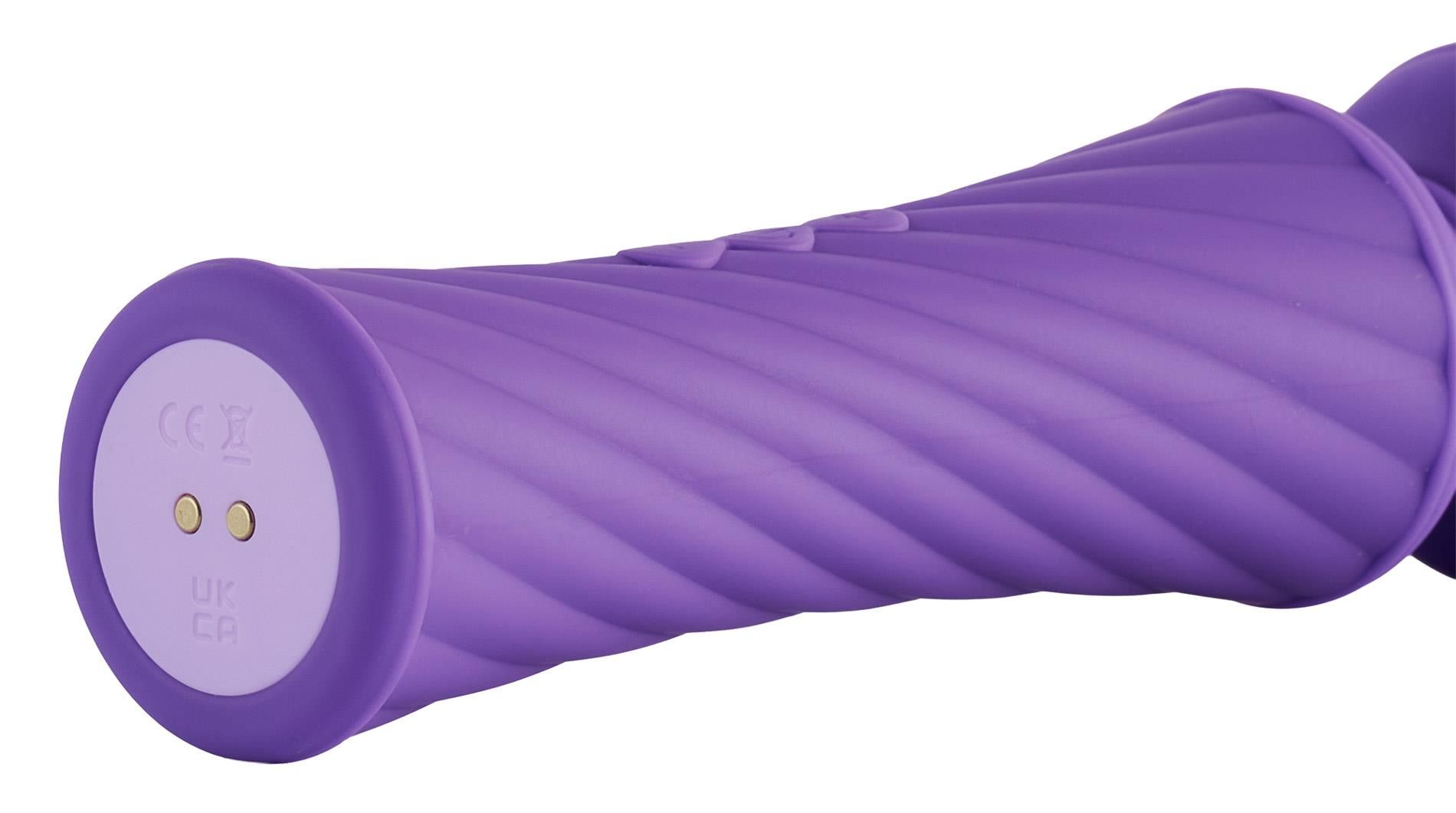 Wibromasażer Dream Toys Buzzing Wand, 20 cm (fioletowy)