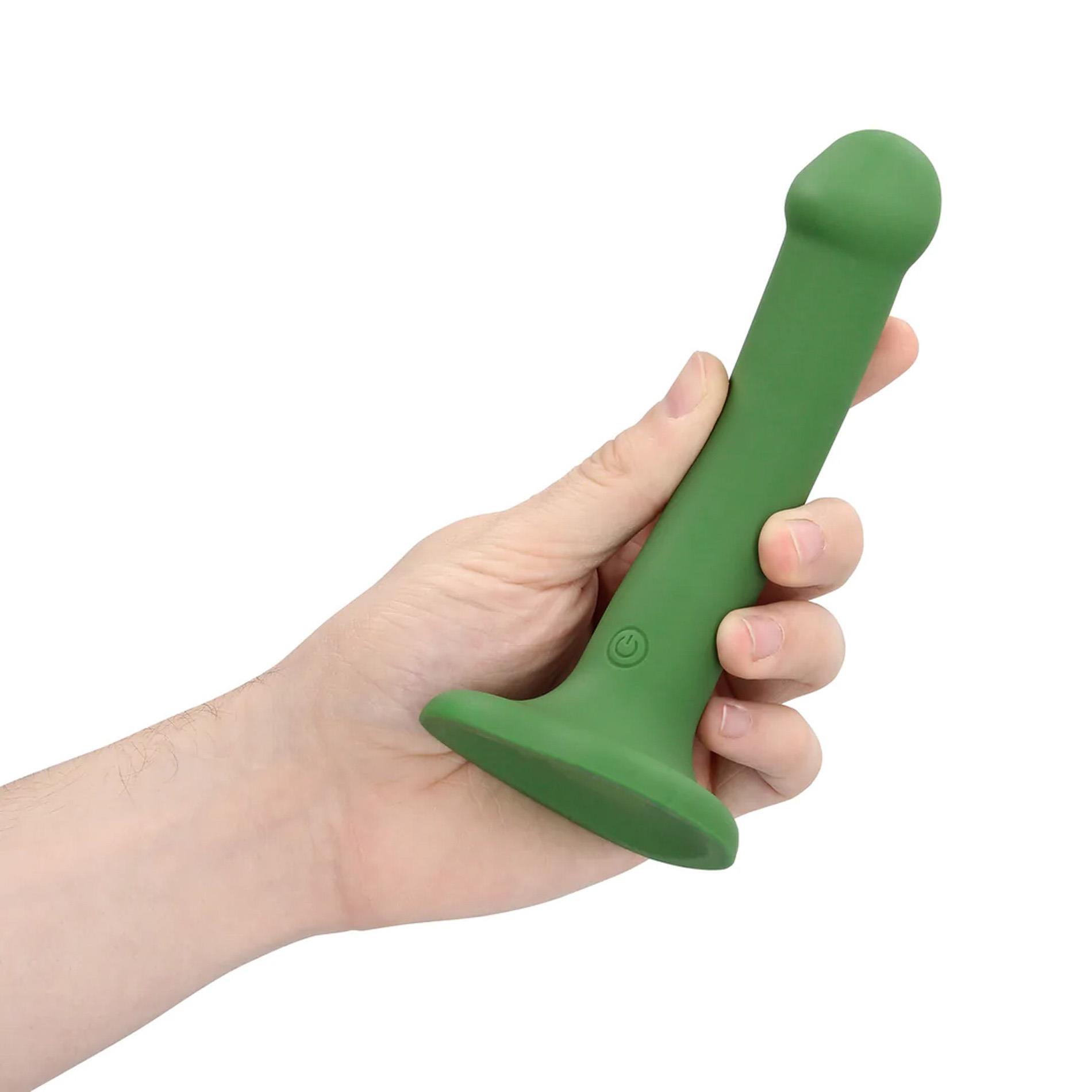 Фаллоимитатор Loveline Non-Phallic, 16.5 см (зеленый)