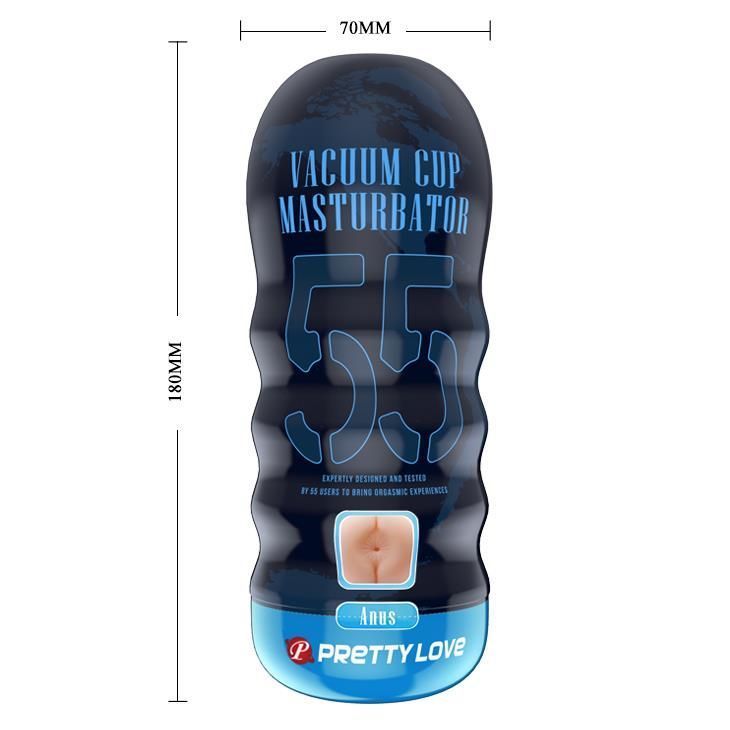 Мастурбатор Pretty Love Vacuum Cup Anus (телесный)