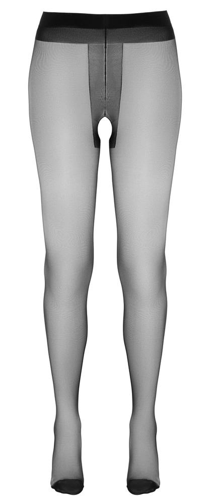 Cottelli LEGWEAR Crotchless Tights - Pończochy, M