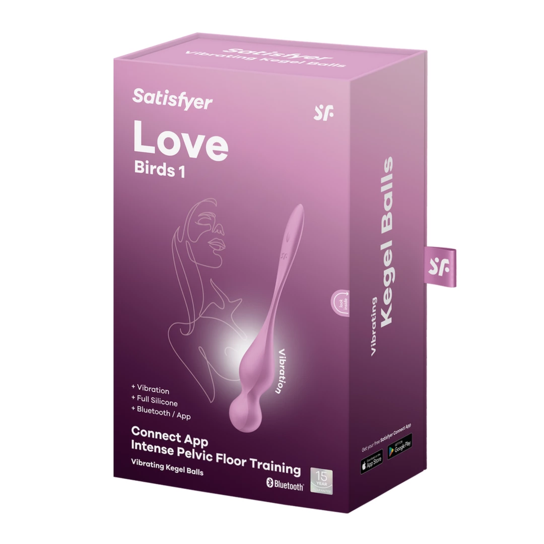 Вагинальные шарики Satisfyer Love Birds 1, 22.2 см (розовый)