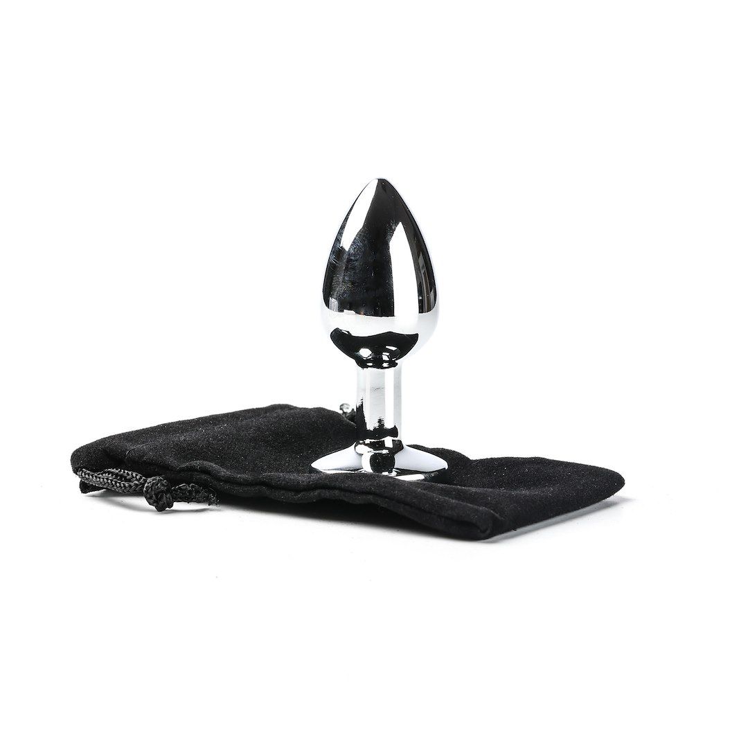 Korek analny z kryształem  Simply Pleasure S, 7 cm (różowy)