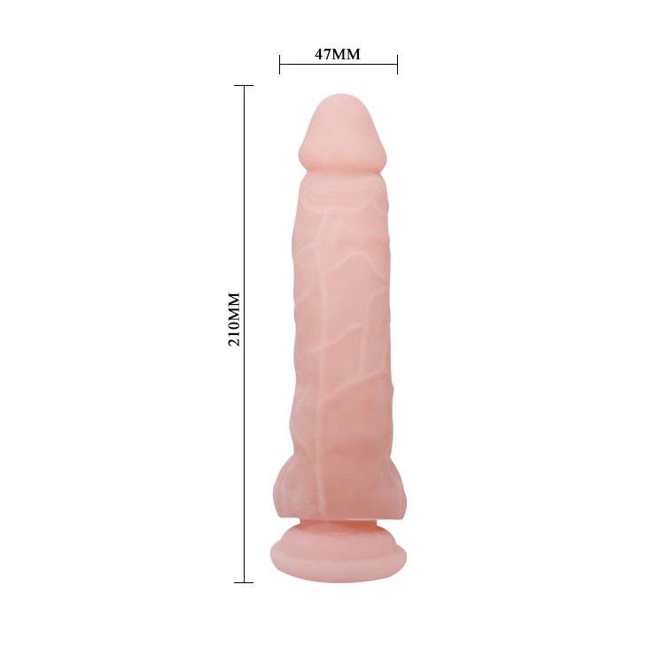 Фаллоимитатор Baile Super Dildo 8,2", 21 см (телесный)