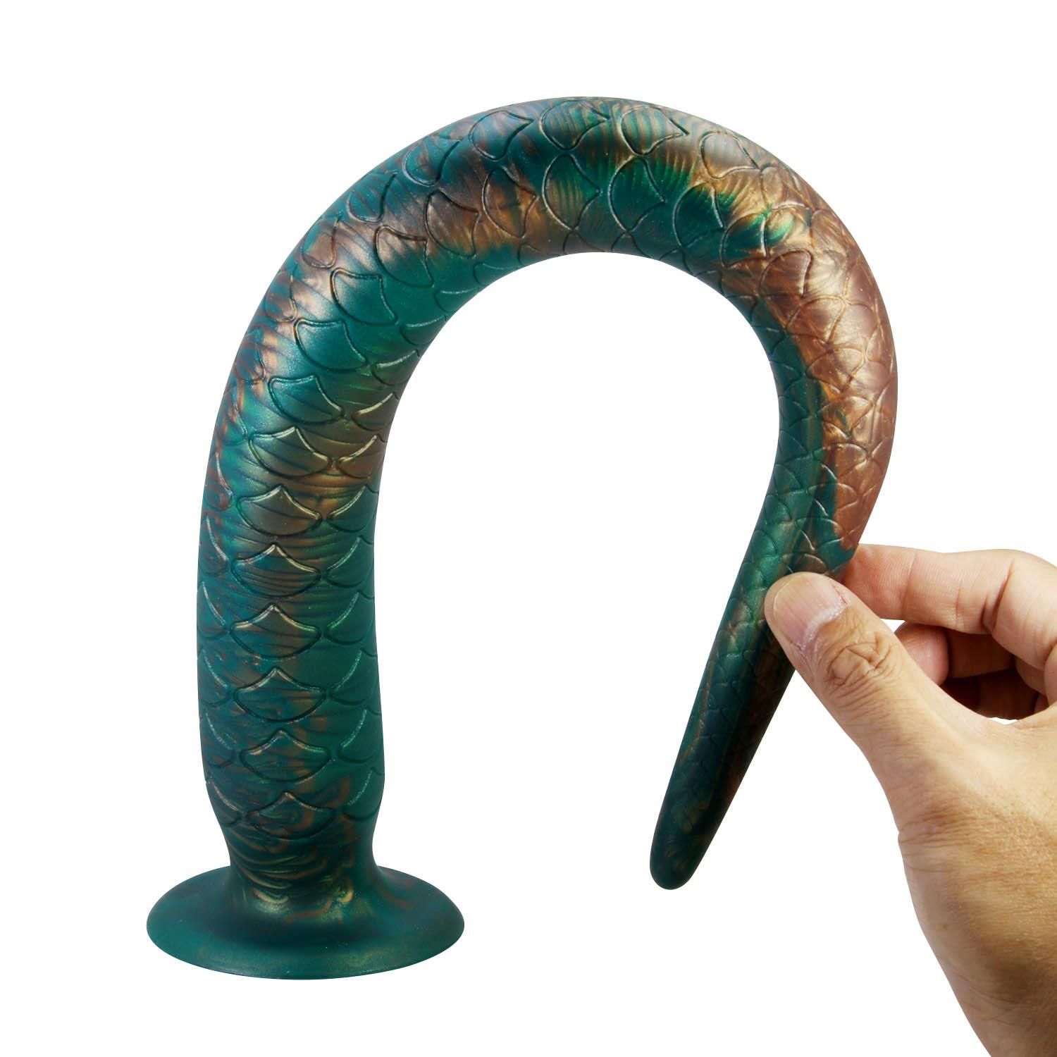 Dildo Power Monsters Verdant Titan, 47 cm (zielony)