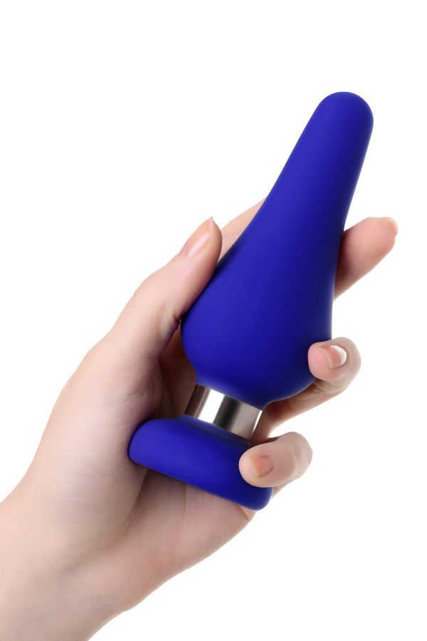 Анальна пробка ToDo Anal Plug Сlassic L, 13 см (блакитний)