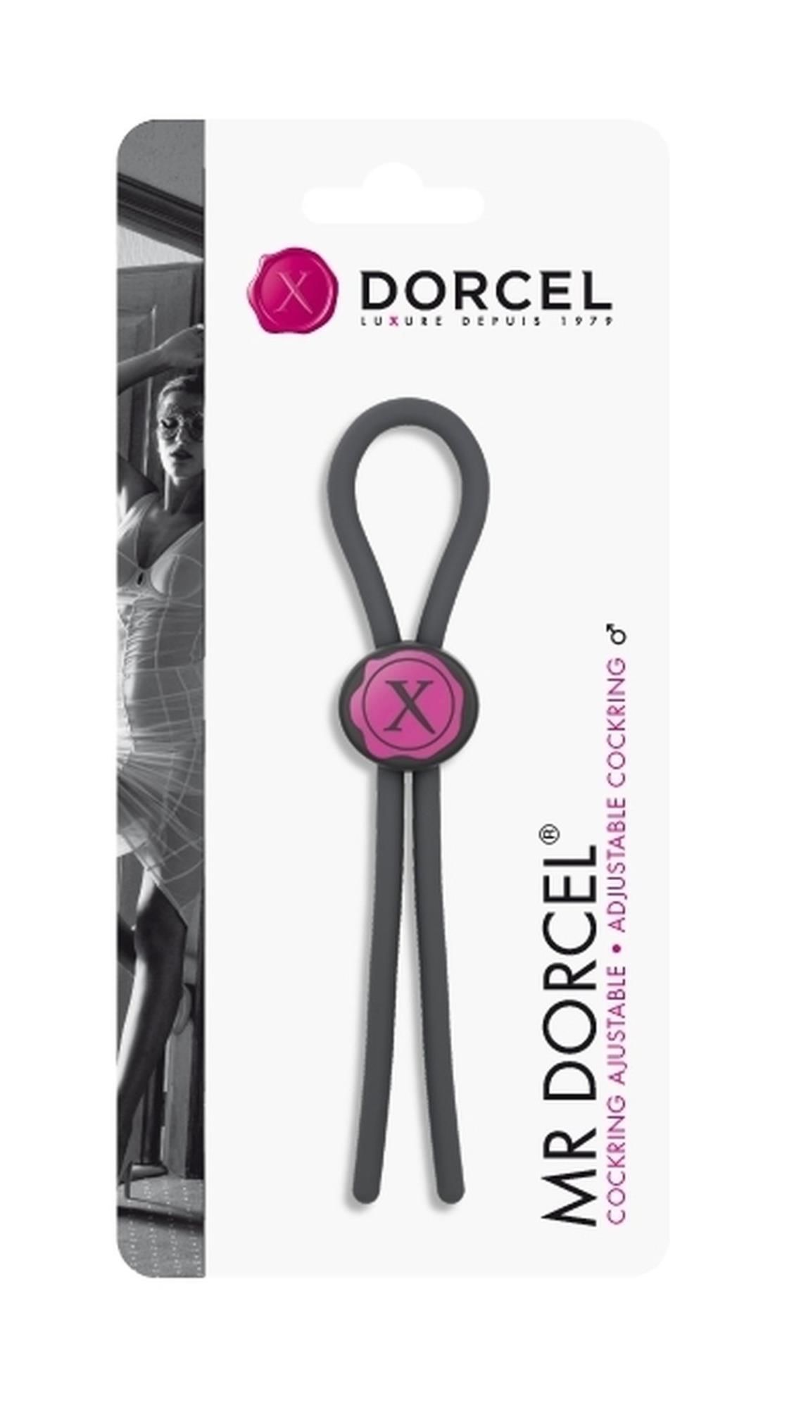 Эрекционное кольцо-лассо Mr.Dorcel, 28.5 см (черный)