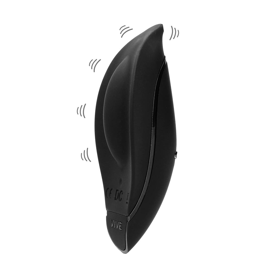 Вибратор Vive Minu Lay On, 8.5 см (черный)