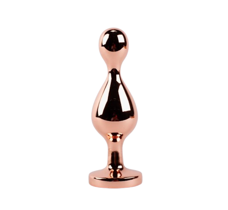 Korek analny X-Men Secret Shine Booty Call, 13 cm (złoto)