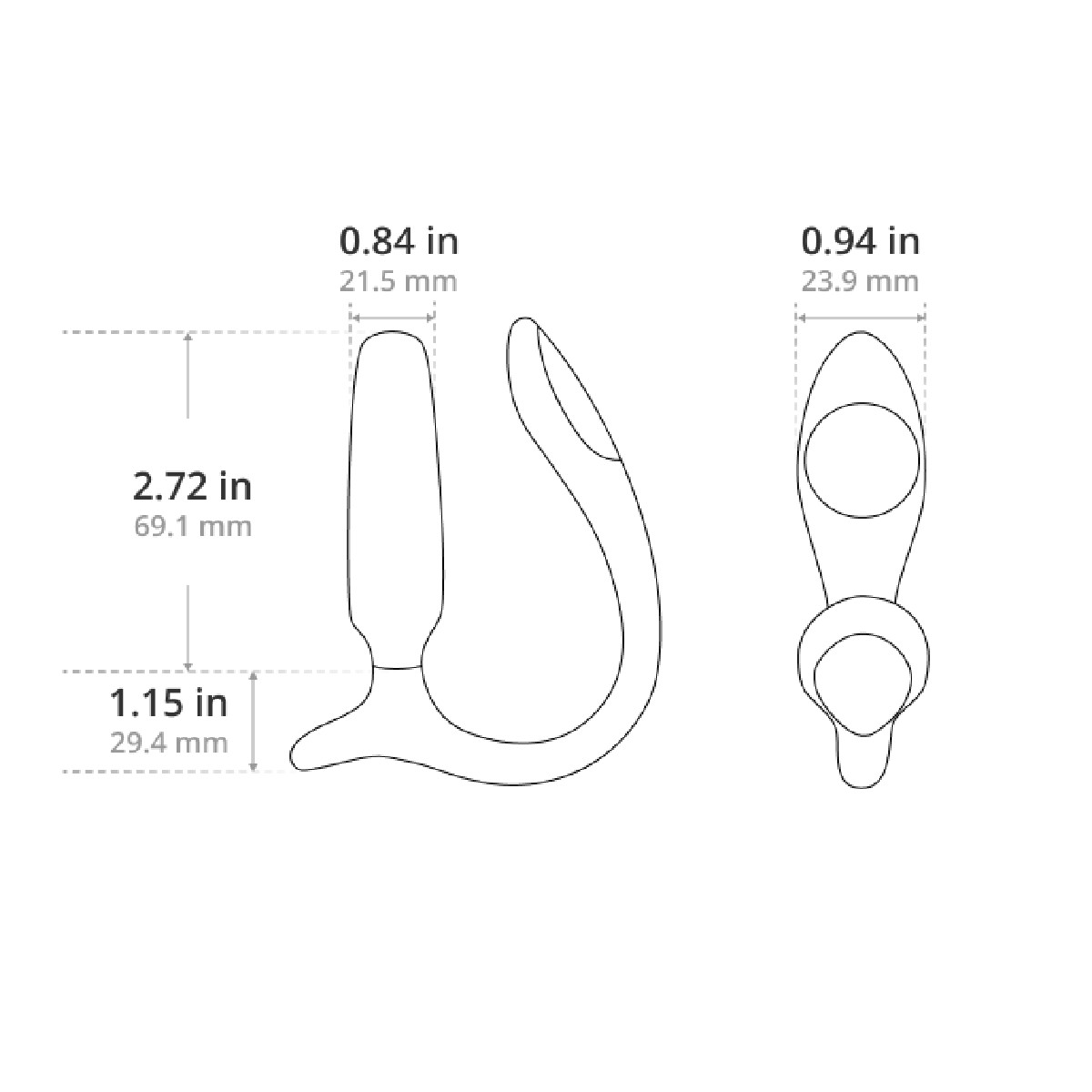 Korek analny Lovense Lush Anal, 9.8 cm (różowy)