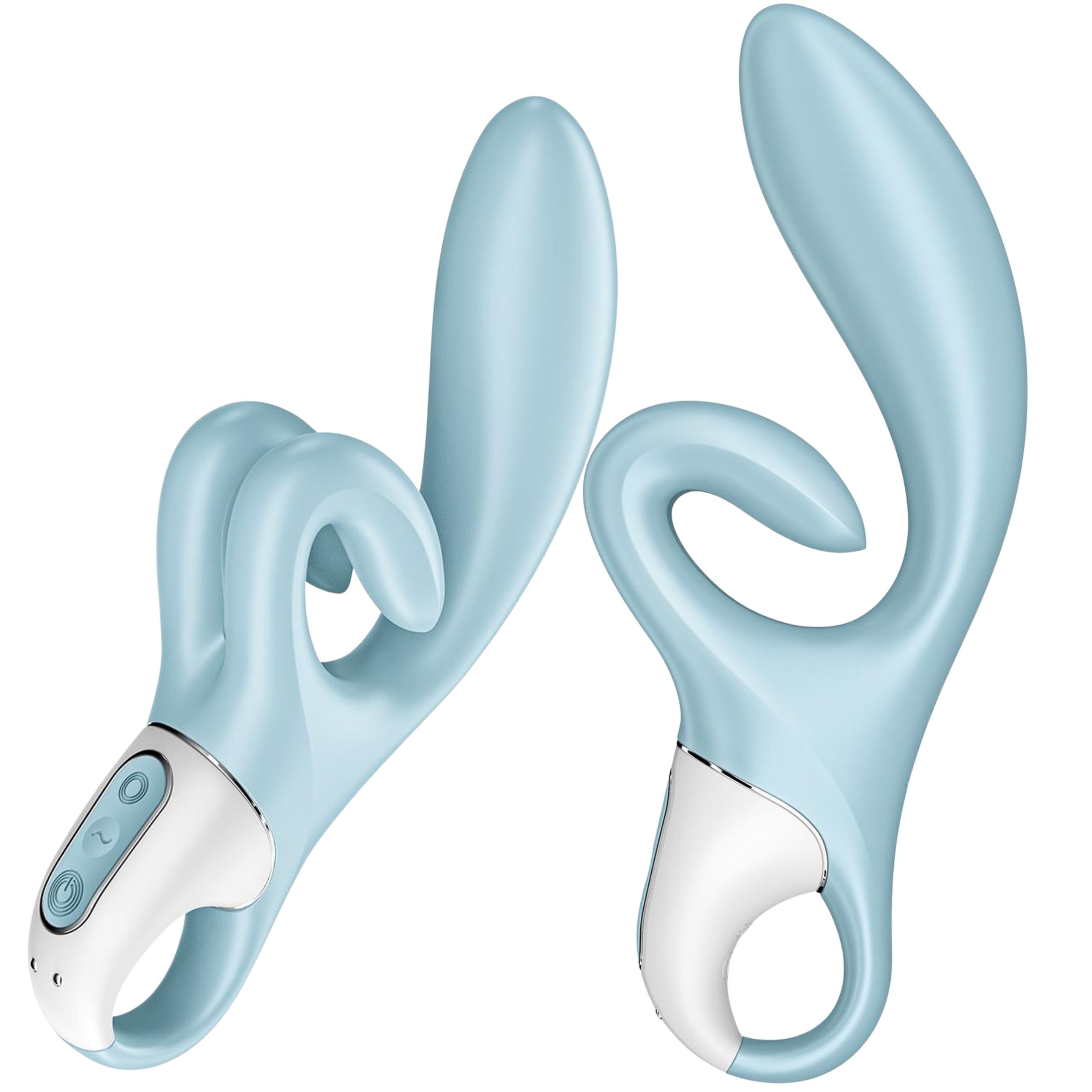Вібратор-кролик Satisfyer Touch Me, 20 см (блакитний)