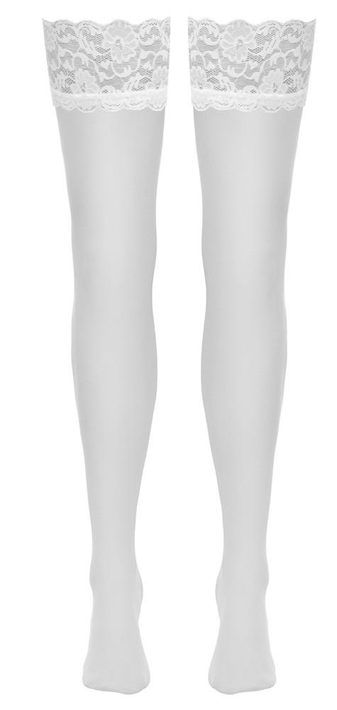 Pończochy Cottelli Legwear Anclipsen, L (biały)
