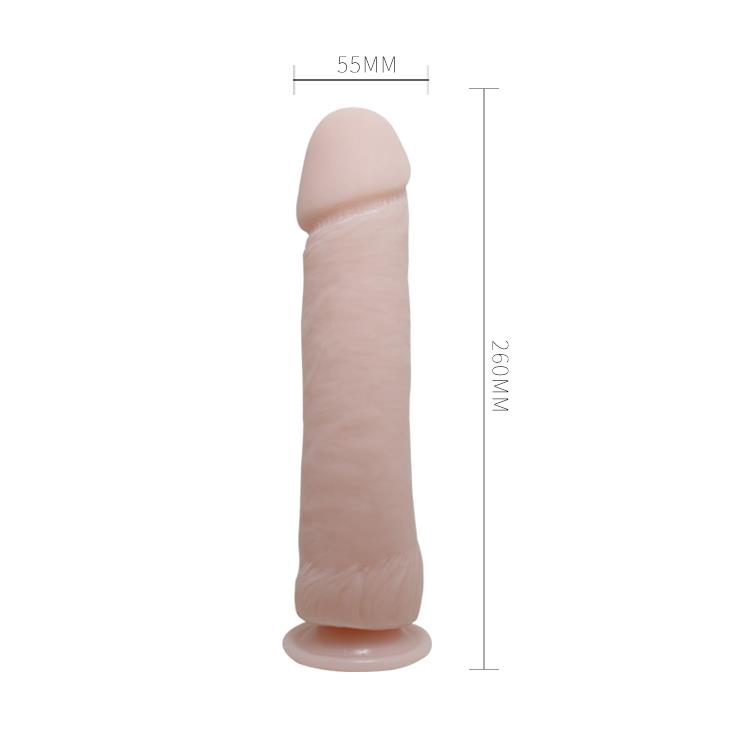 Фаломіметатор Baile The Big Penis, 26 см (тілесний)