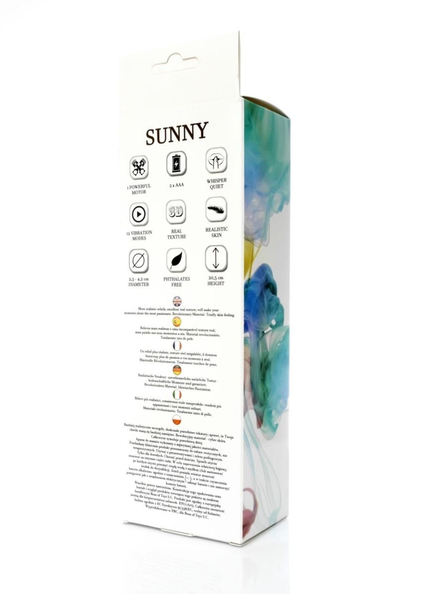 Вибратор B - Series Weather Sunny, 20.5 см (телесный)