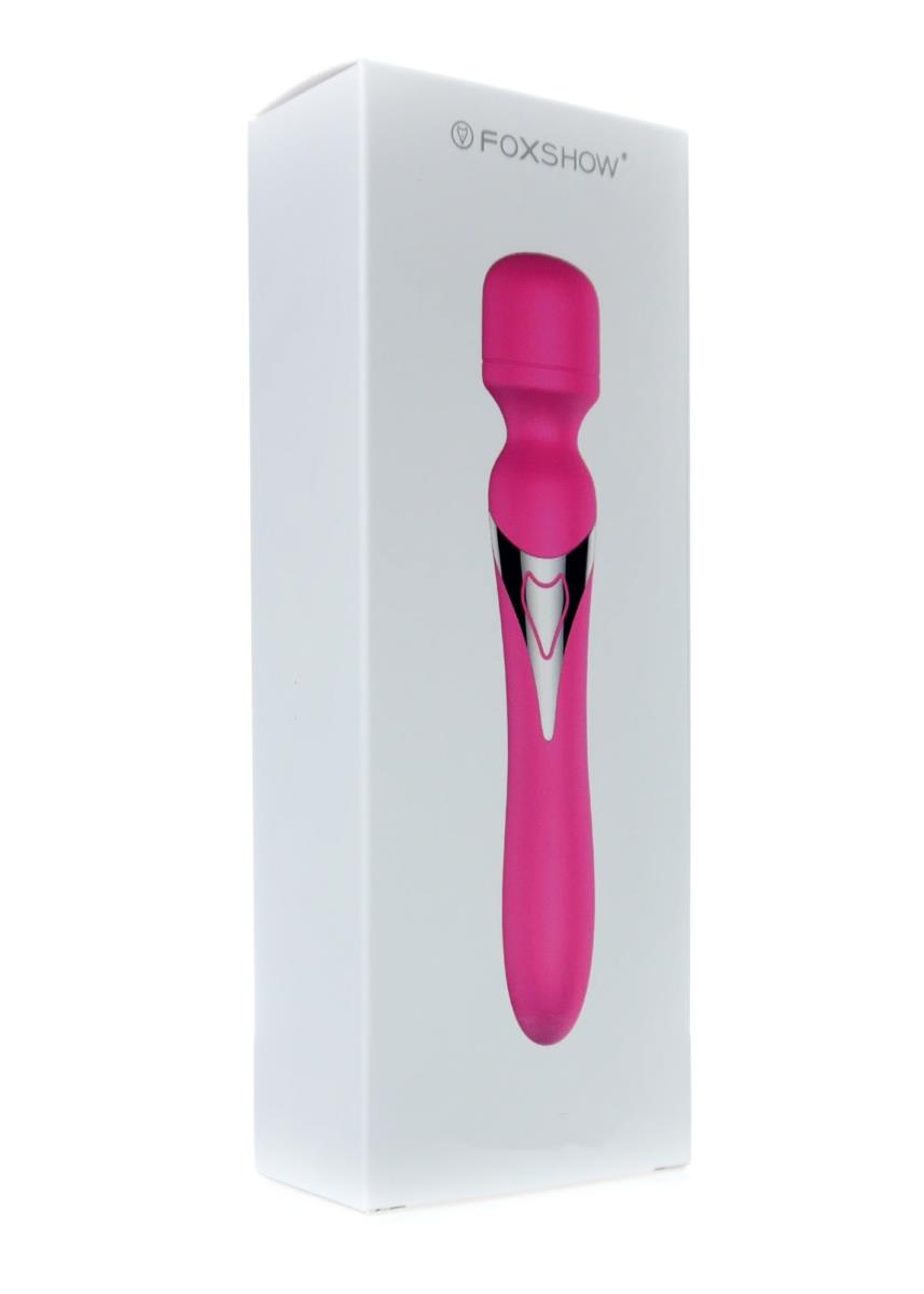 Вибратор B - Series Fox Dual Massager Pulsator, 22.6 см (розовый)