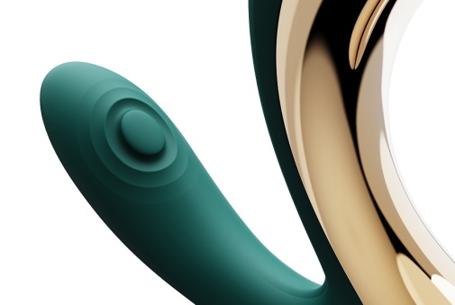 Вибратор Zalo Talis G-Spot PulseWave, 14,4 см (зеленый)