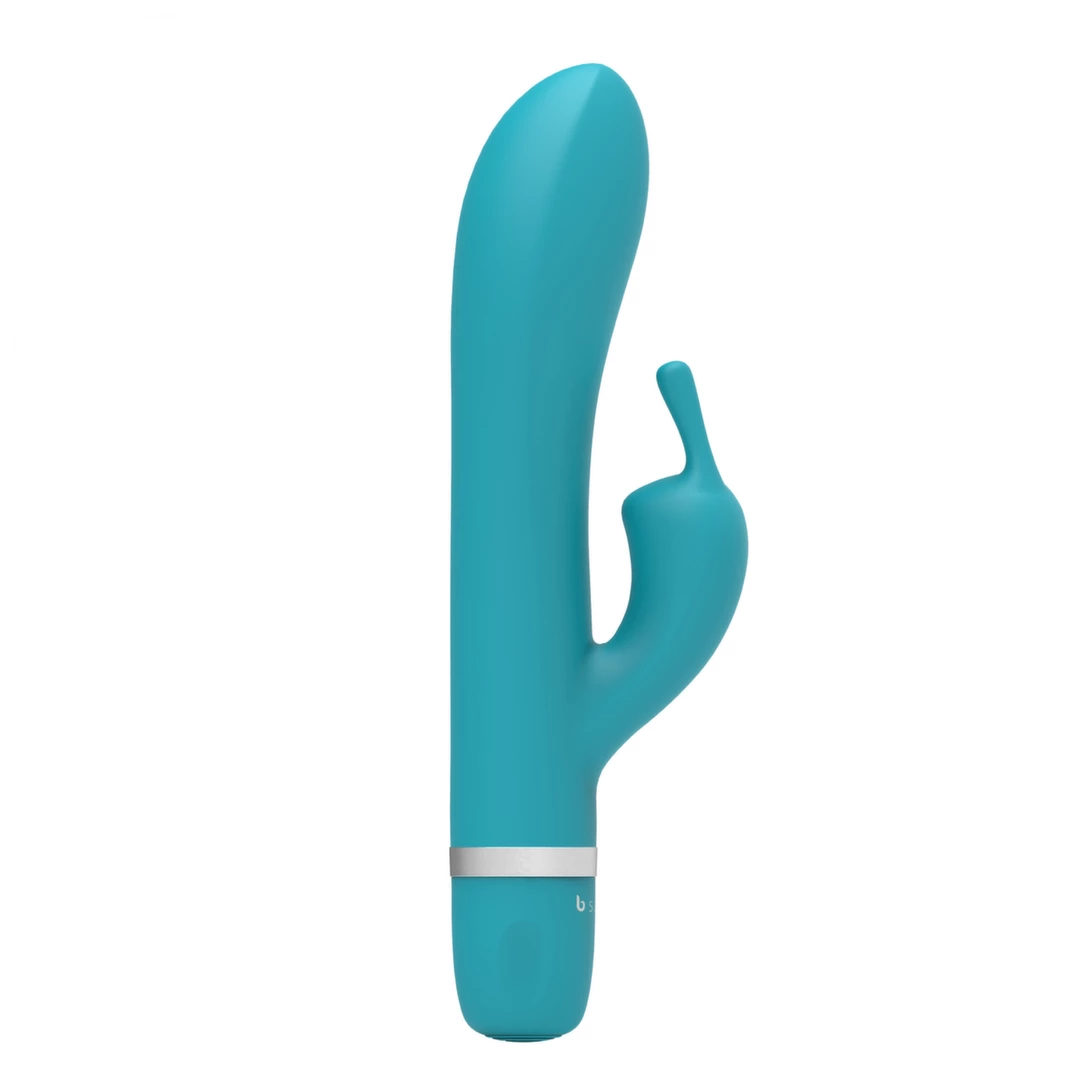 Вибратор-кролик B Swish Bwild Classic Bunny, 15.2 см (бирюзовый)