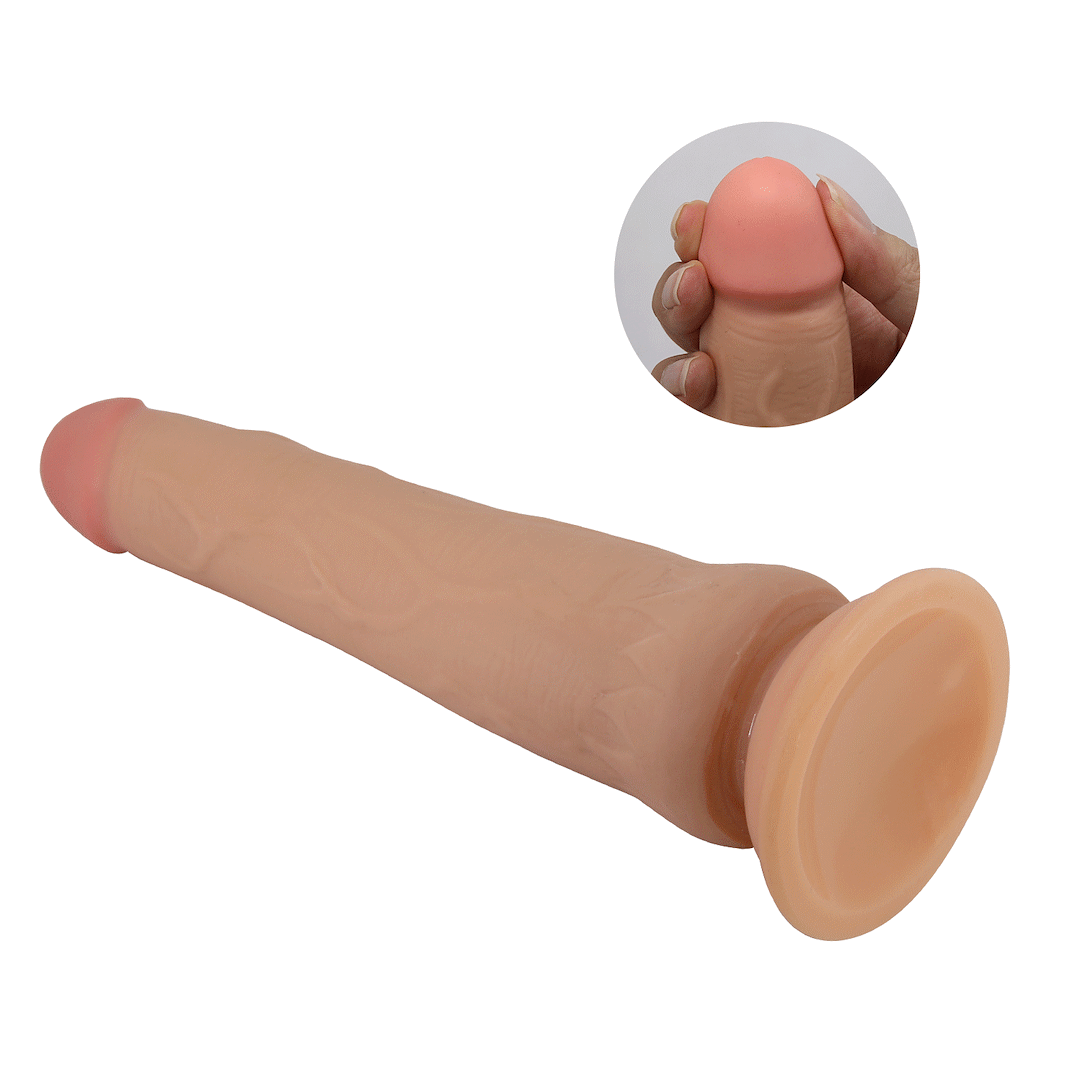Фаллоимитатор Pretty Love Tiemeyer 9.8", 25 см (бежевый)