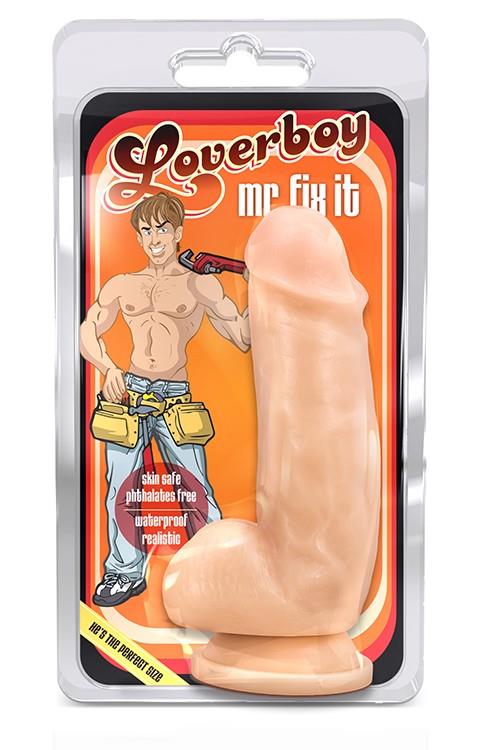 Фаллоимитатор Loverboy Mr. Fix It, 15.9 см (телесный)