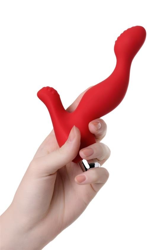 Стимулятор простаты ToDo Vibrating Prostate Massager Proman, 12.5 см (красный)