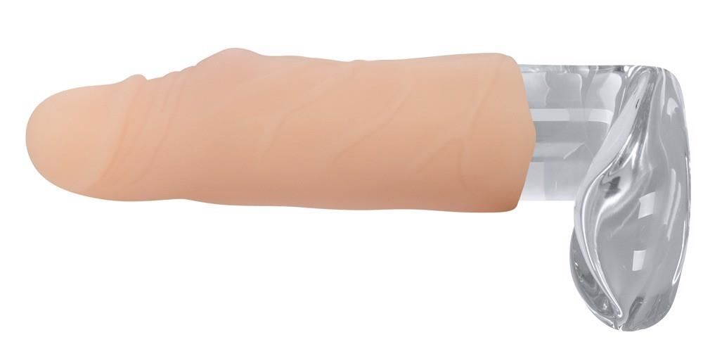 Насадка на пенис Nature Skin Penis Sleeve, 15,5 см (телесный)
