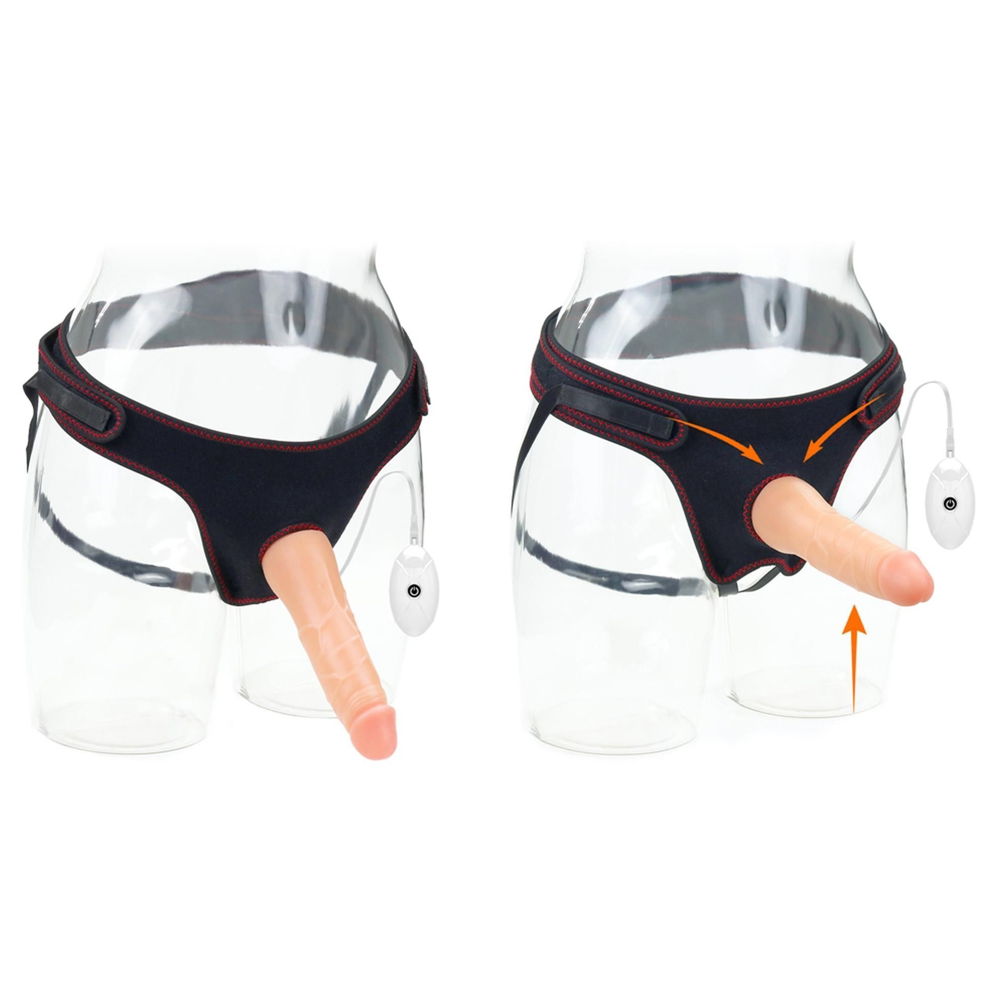 Страпон LoveToy Easy Strapon Set 7.5'', 19 см (телесный)