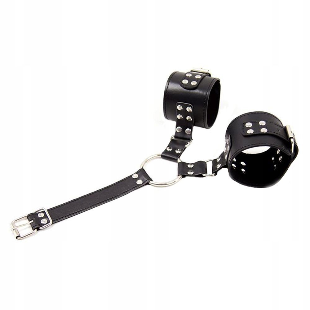 Регульована упряж Fetish Addict Collar With Restraints (чорний)