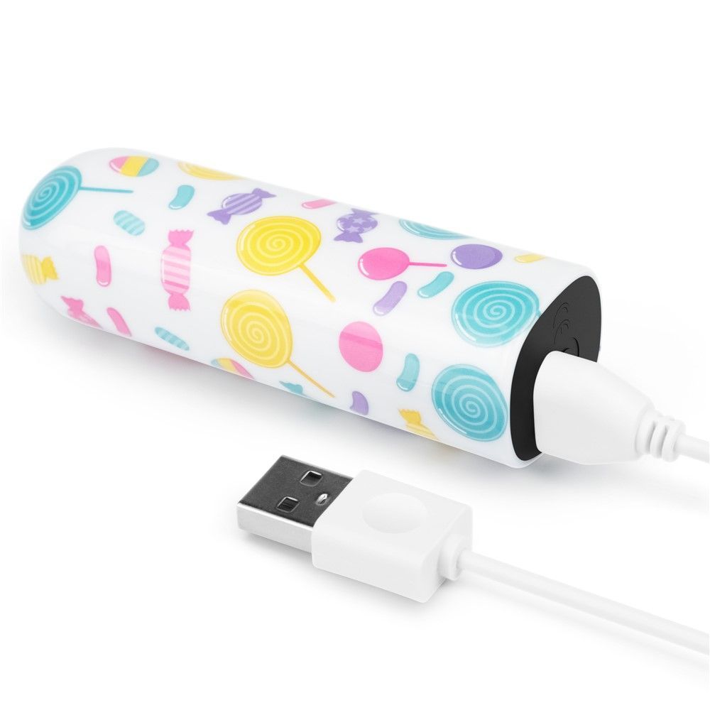 Вібратор для клітора LoveToy Lollipop Massager, 8,5 см (мульти)