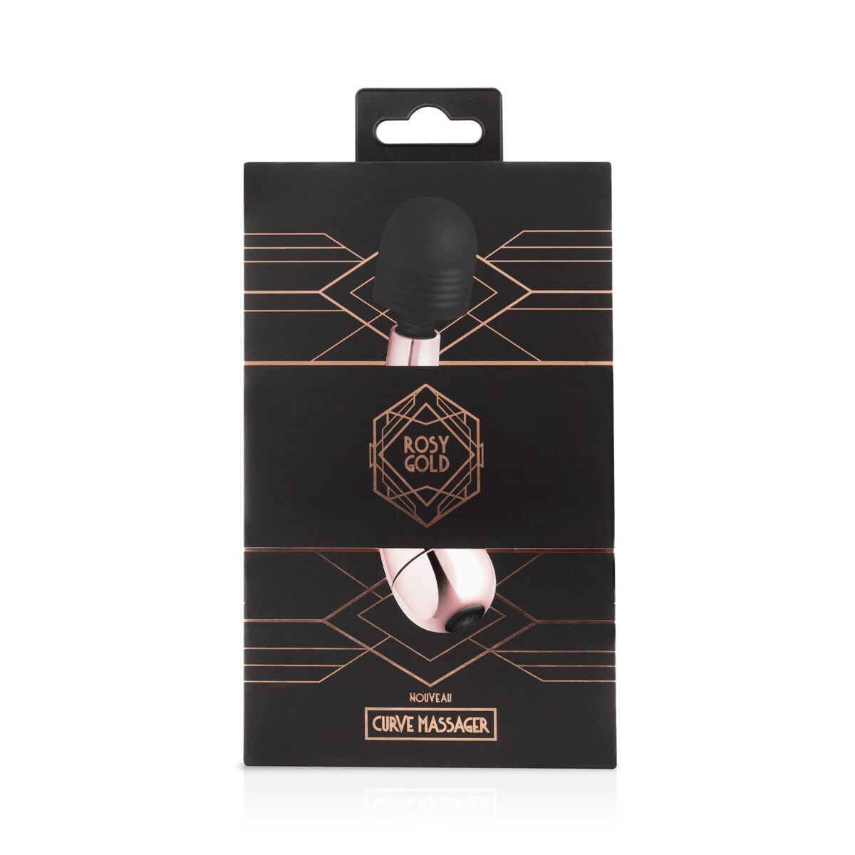 Вибратор Rosy Gold Nouveau Mini Curve, 12 см (розовое золото)