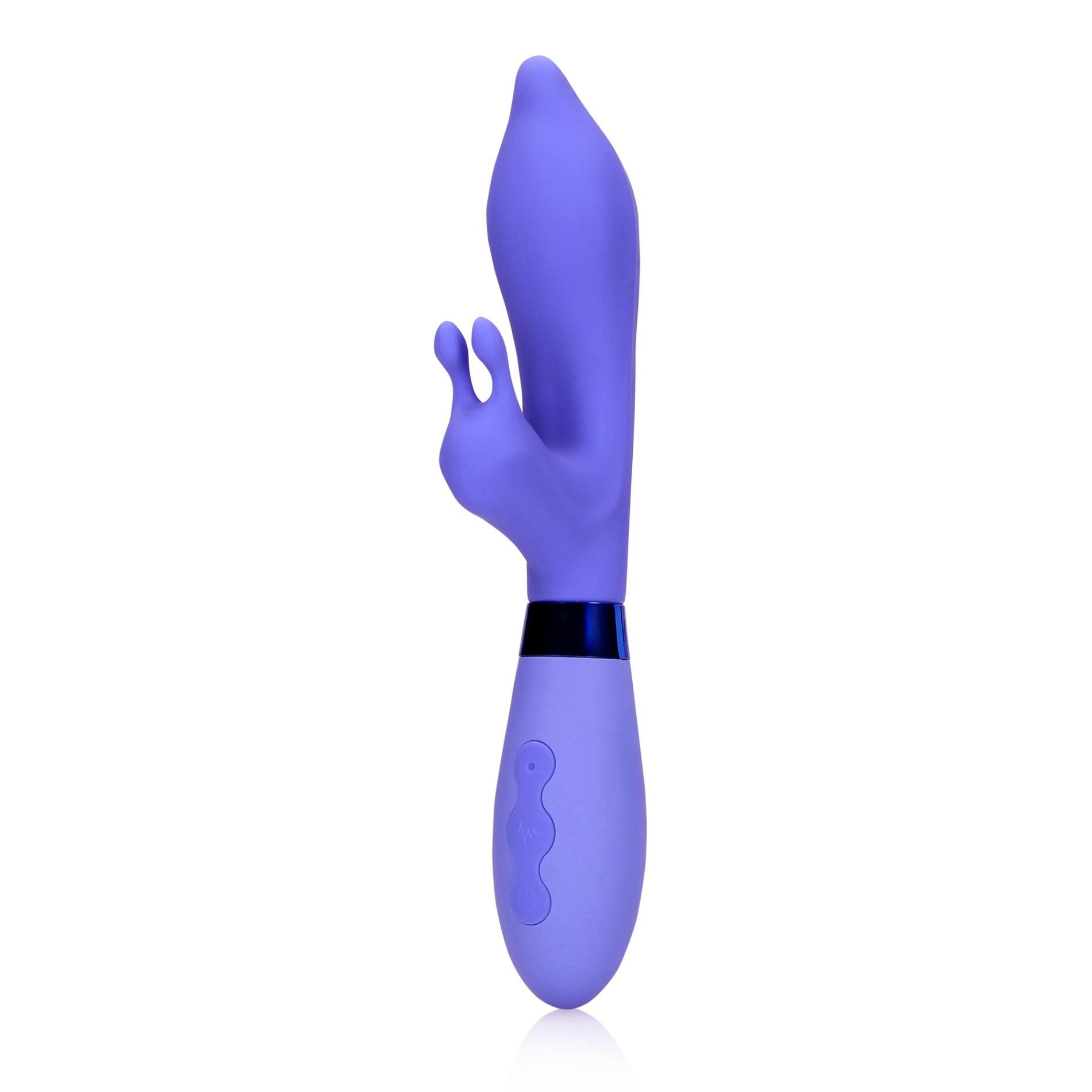Вибратор-кролик Loveline Pointed, 22 см (фиолетовый)