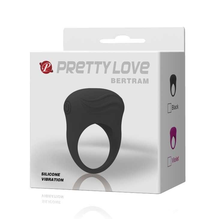 Эрекционное кольцо Pretty Love Bertram, 5 см (черный)