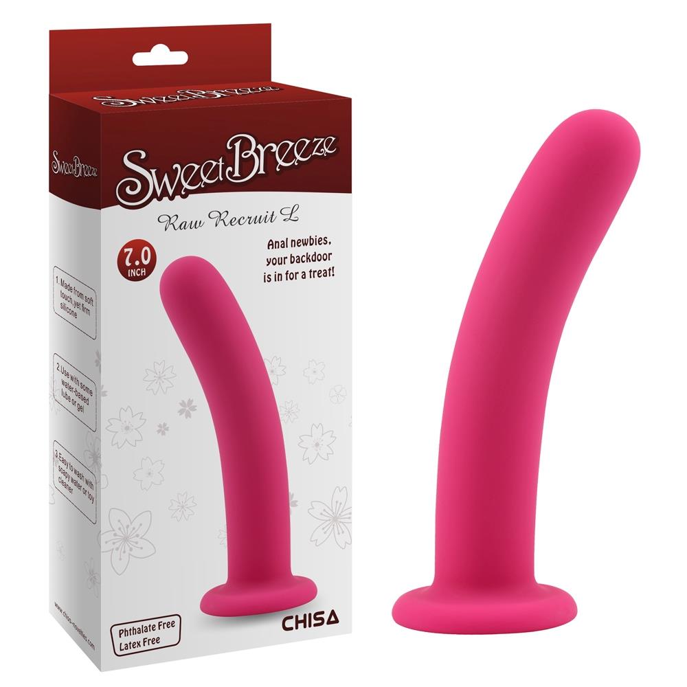 Фаллоимитатор Sweet Breeze Raw Recruit L, 17.8 см (розовый)