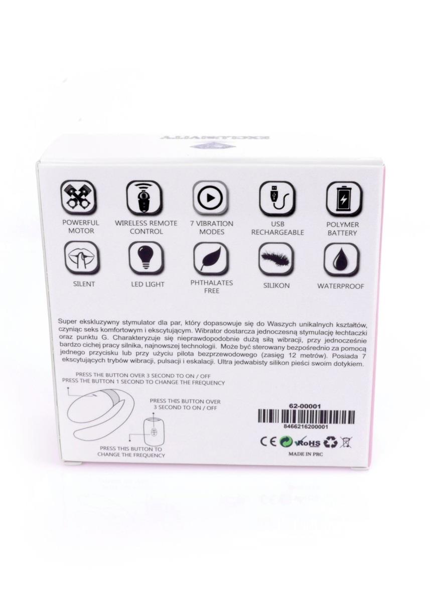 Вибратор Boss Series V-Vibe, 9 см (розовый)