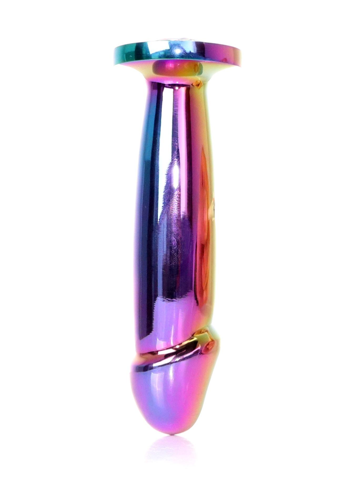 Анальна пробка з кристалом B - Series HeavyFun Plug-Jewellery, 12 см (прозорий)